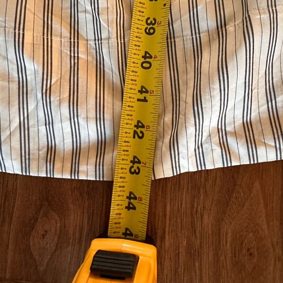 Madewell Cutout Striped Sundress Cream and Black Size 10 - Picture 15 of 15